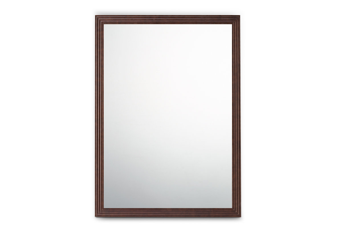 Lustro w ramie LOMATIA brązowy / 80x110 / drewno