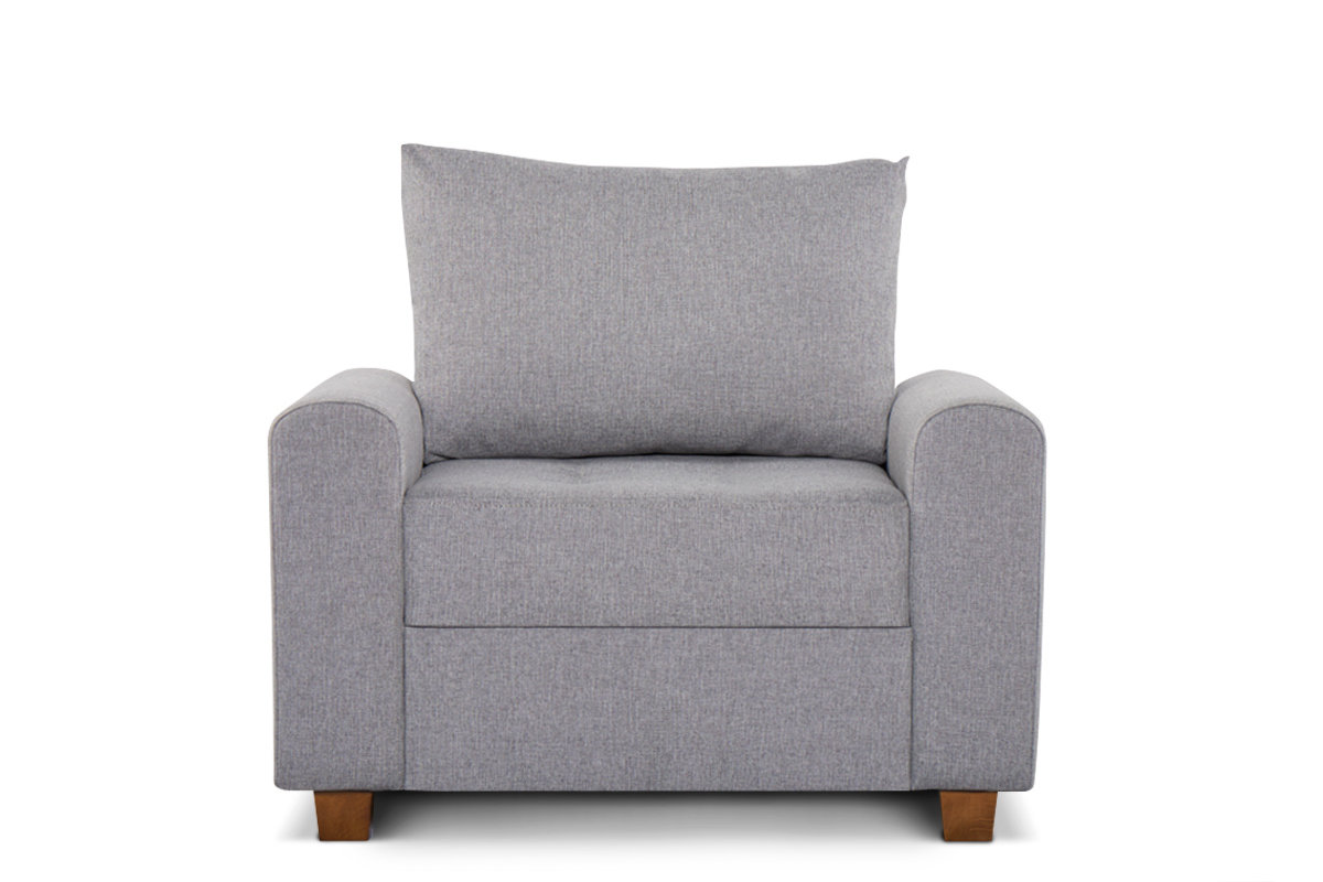 Fotel REVO jasny szary / 102x91x86 / tkanina