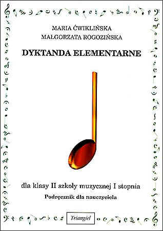 Książka Dyktanda elementarne II, podręcznik nauczyciela/TRIANGIEL