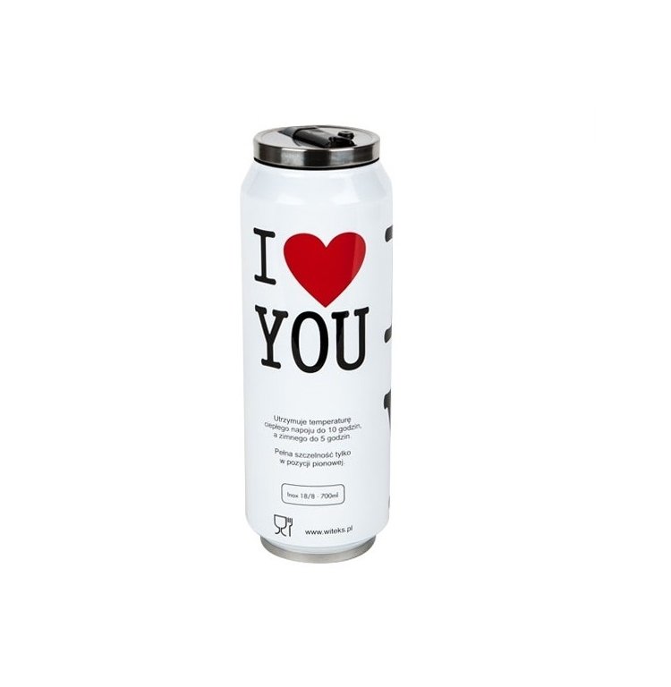 Witek Home Witek Home Kubek Termiczny 700ml I Love You 249148