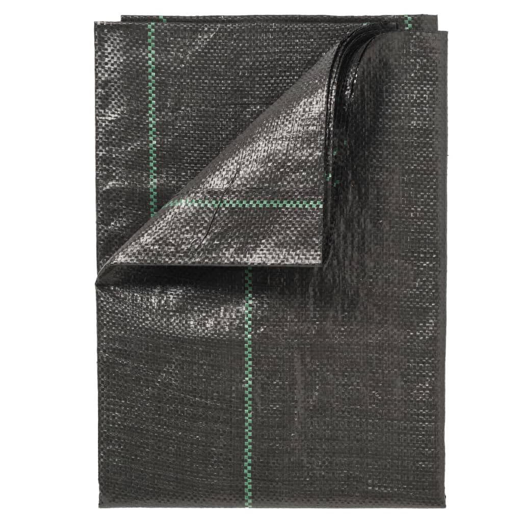 Outsideliving Nature Agrotkanina przeciw chwastom, 2 x 10 m, czarna