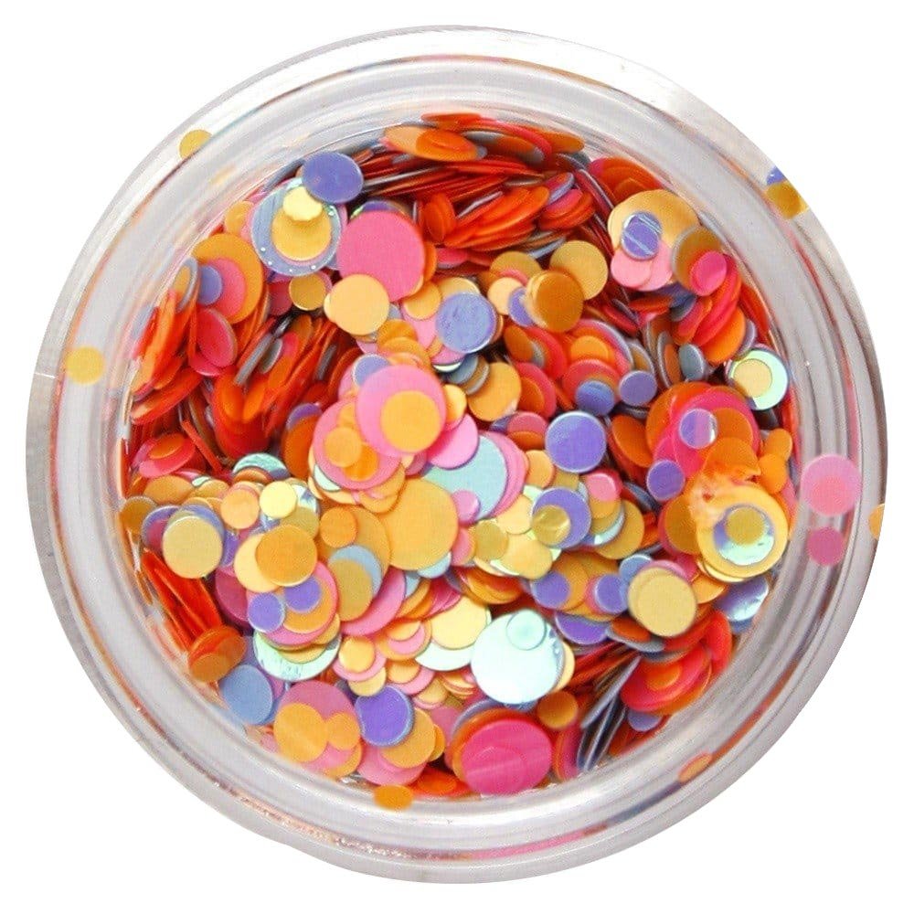 Claresa Claresa Confetti 1 Orange 1g ozdoba do paznokci