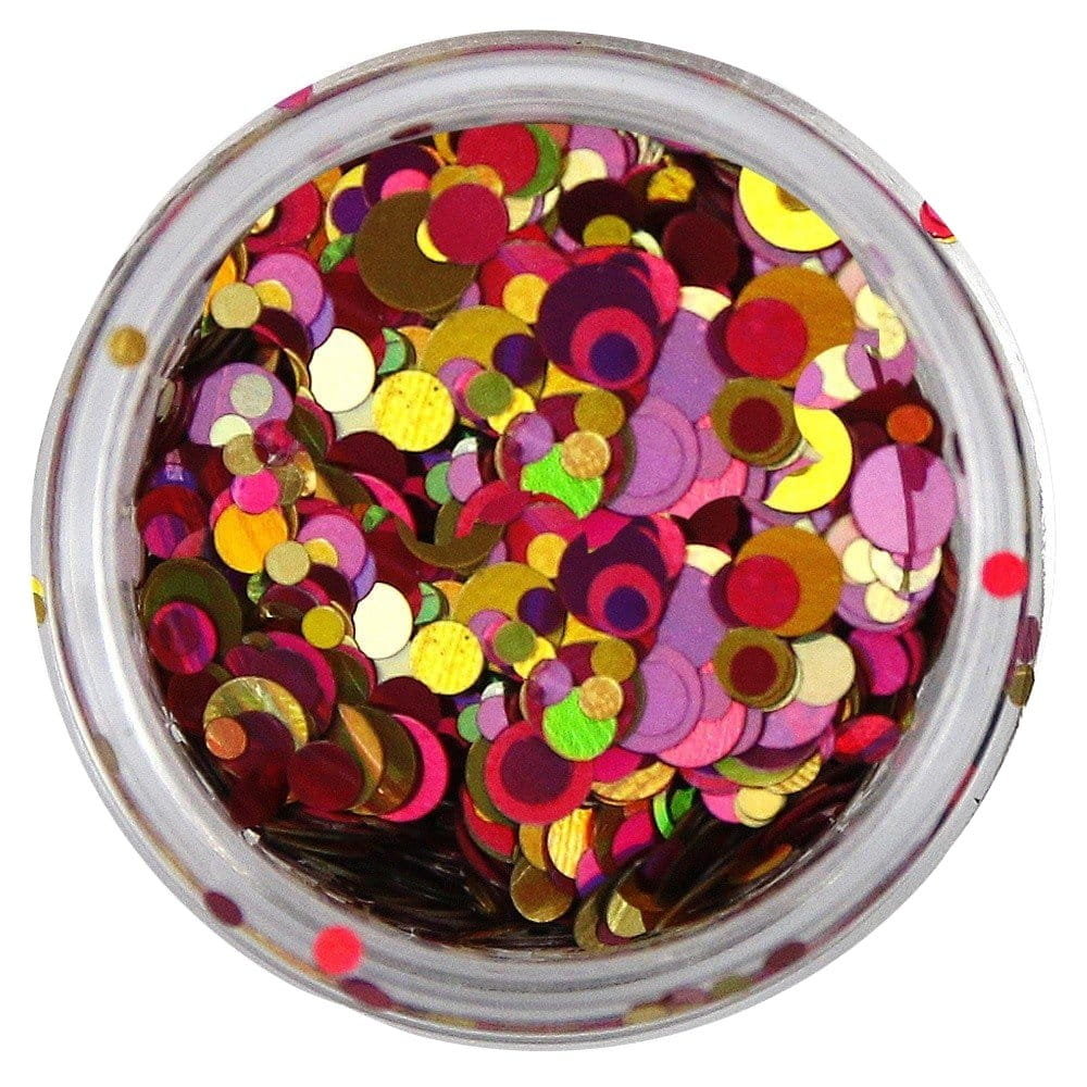 Claresa Claresa Confetti 4 Red 1g ozdoba do paznokci