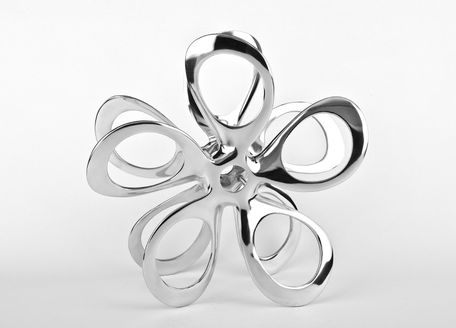 Stojak na wino Kwiat (5 butelek)