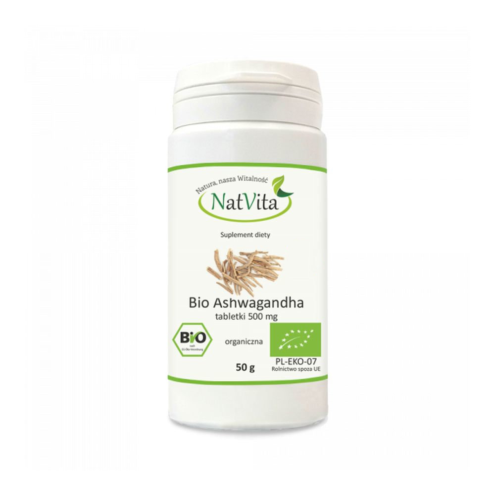 BIO ASHWAGANDHA tabletki 200 sztuk Wysyłka kurierem tylko 10,99 zł