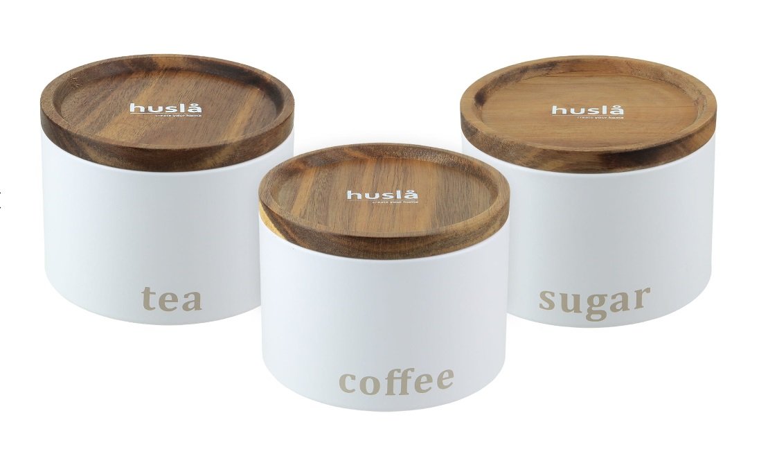 Husla Husla Zestaw 3 pojemników Husla white 300603