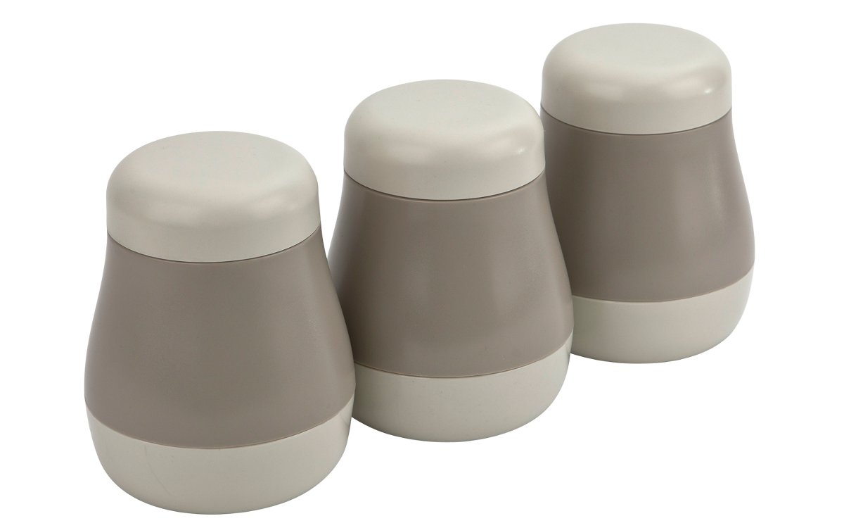 Zestaw 3 pojemników na przyprawy