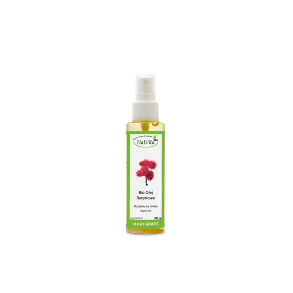 NatVita Nat Vita Olej rycynowy tłoczony na zimno - organiczny - 110ml 01139