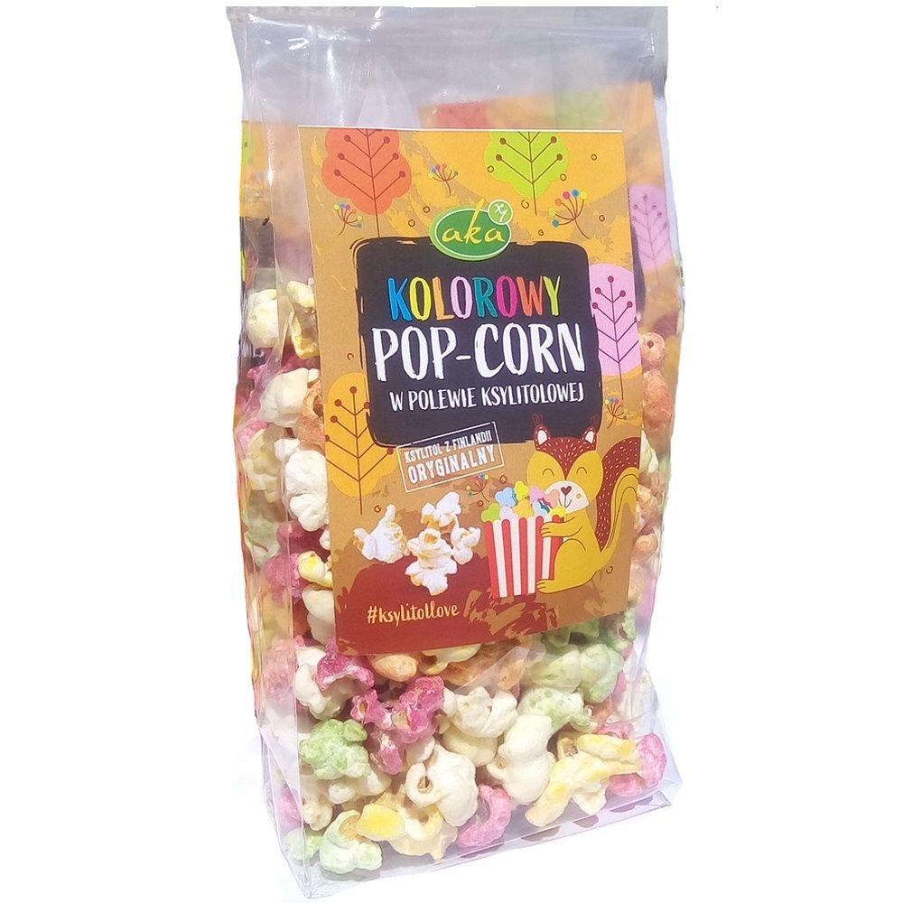 Aka Kolorowy popcorn owocowy z ksylitolem 60g Aka