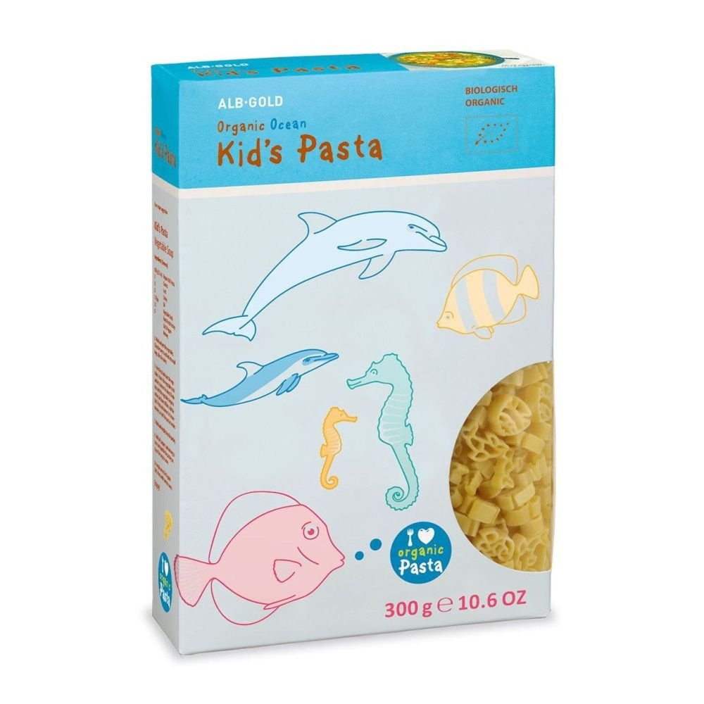 Makaron semolinowy dla dzieci OCEAN BIO 300g Alb-Gold (Kid's Pasta)