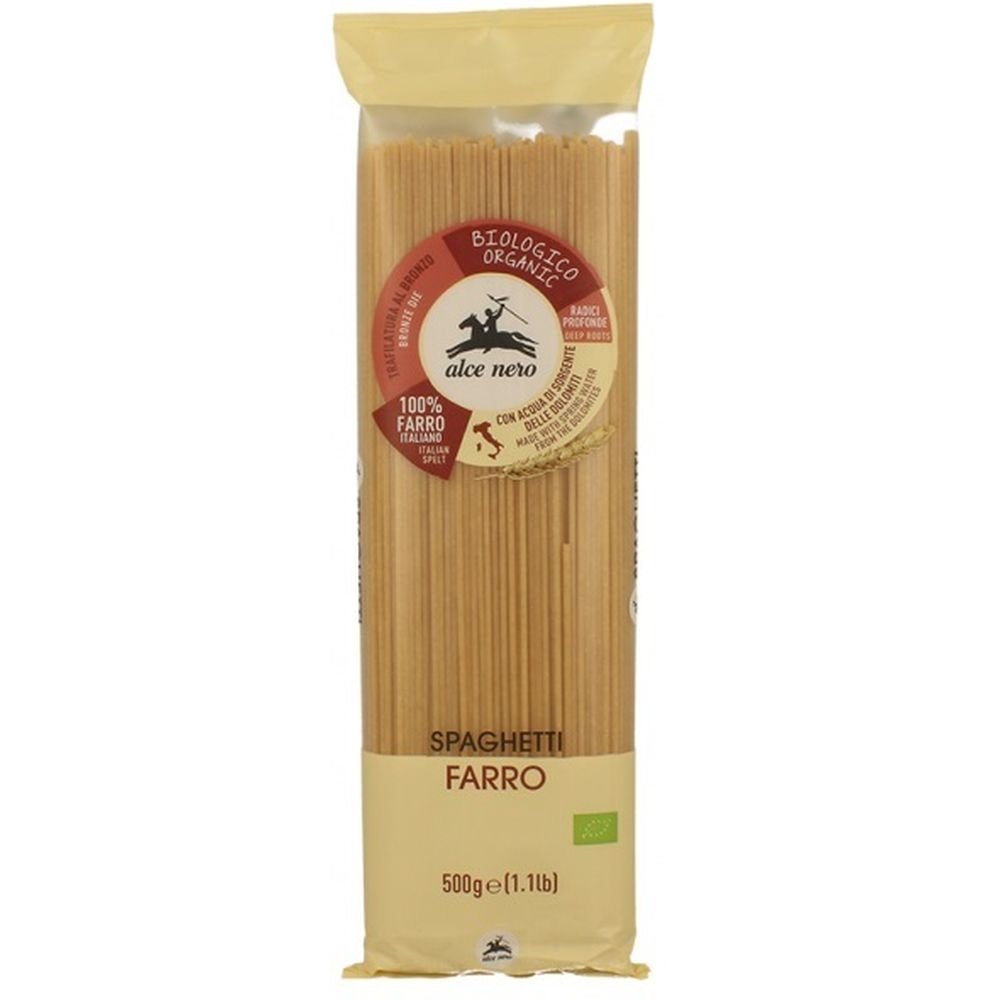 Alce Nero Makaron orkiszowy spaghetti Bio 500g - B6A0-8813C