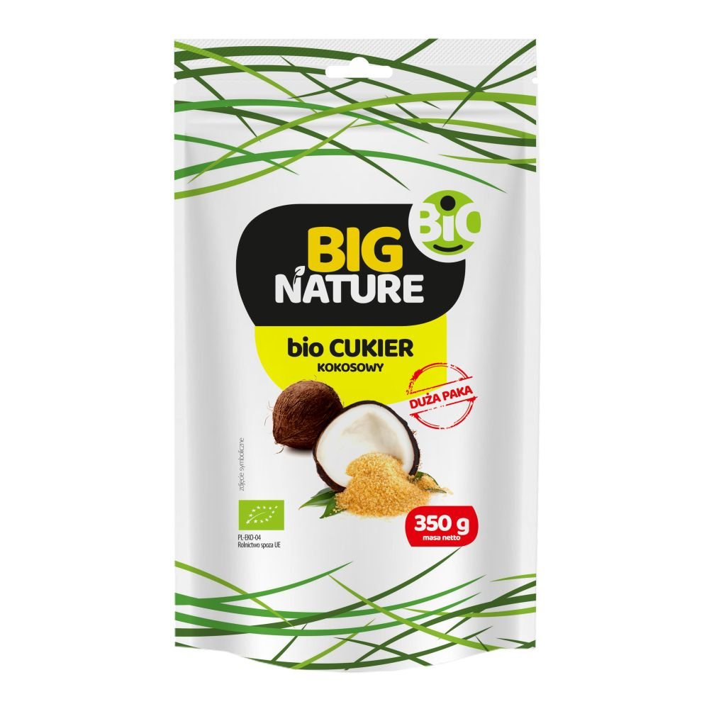 BIG NATURE Cukier kokosowy Bio 350g - Big Nature 5903293144268