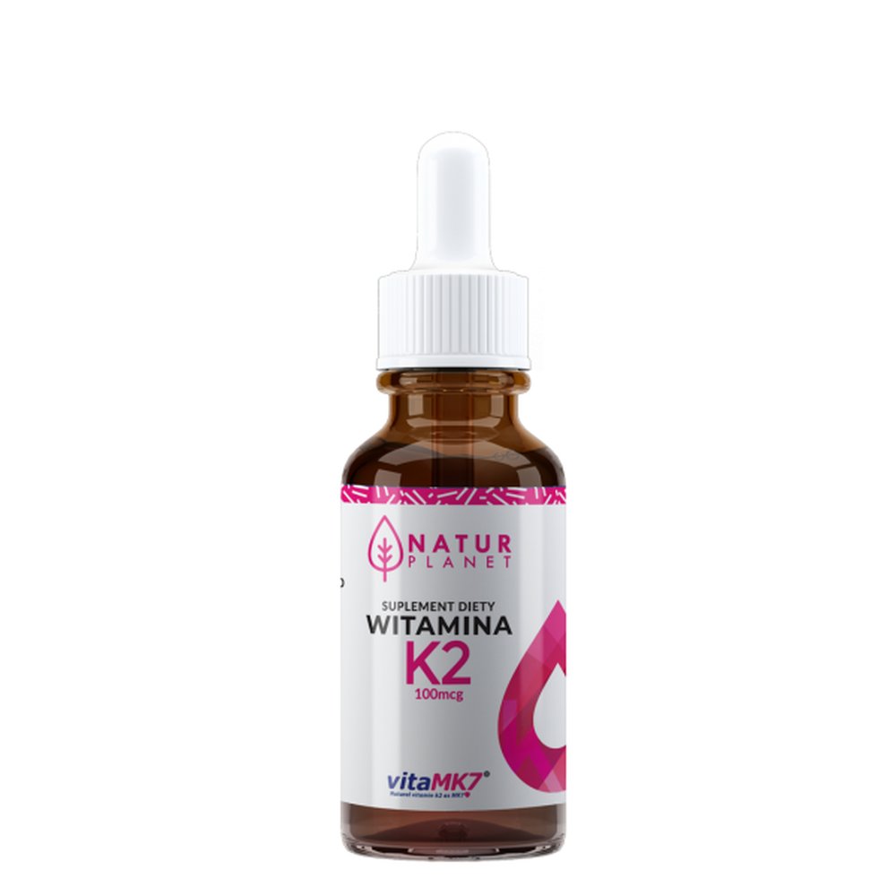 NATUR PLANET NATUR PLANET Witamina K2MK7 100 mcg FORTE 30 ml