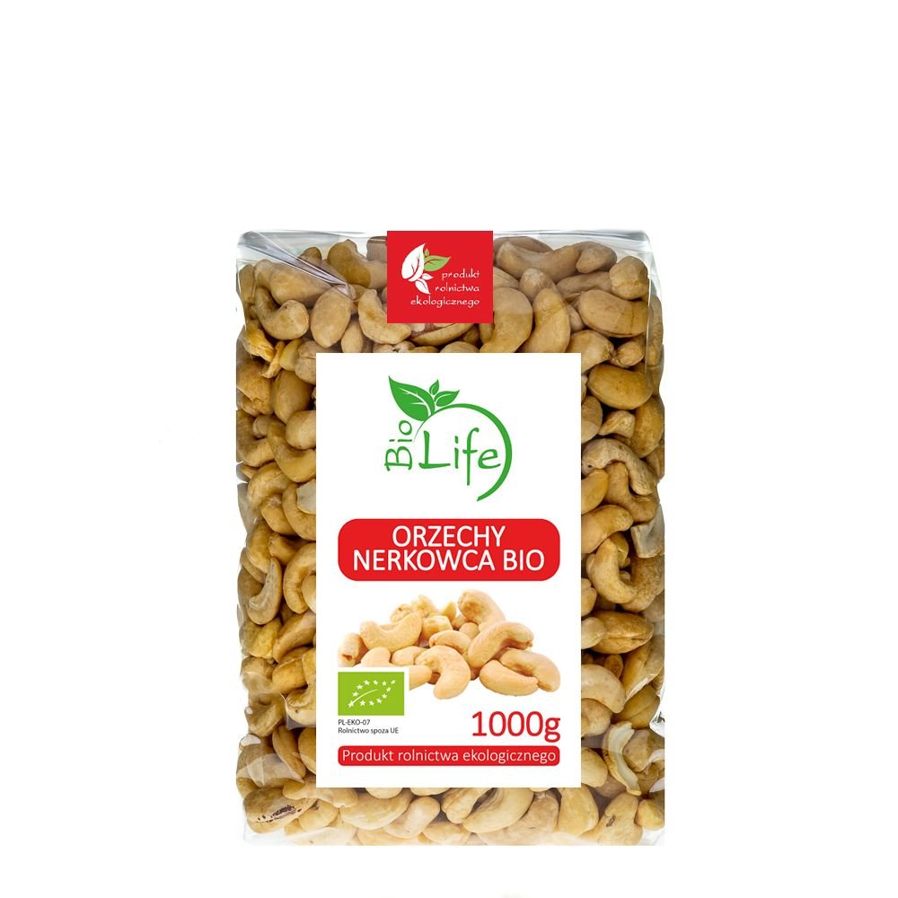 BioLife 101BioLife Orzechy Nerkowca 1kg - BLFORZNERK1KG