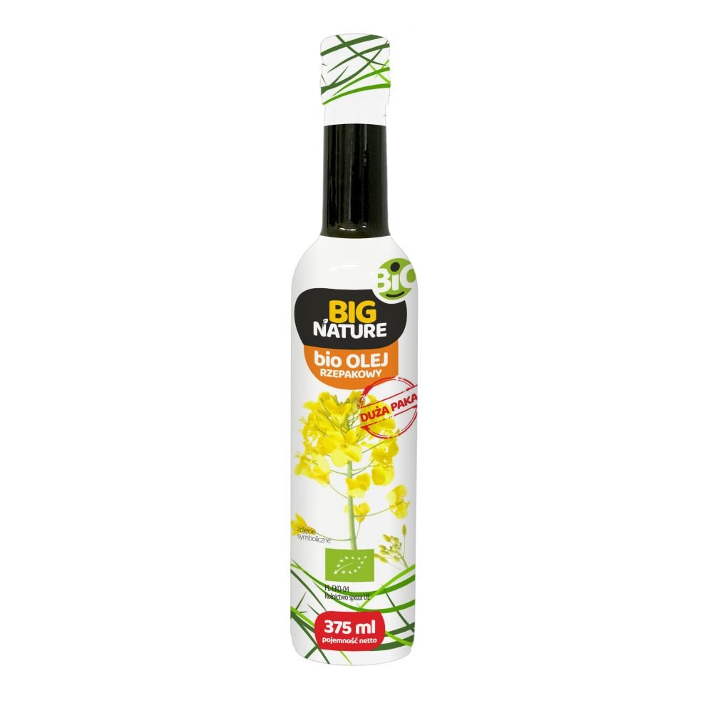 BIG NATURE Olej z rzepaku BIO 375ml - Big Nature