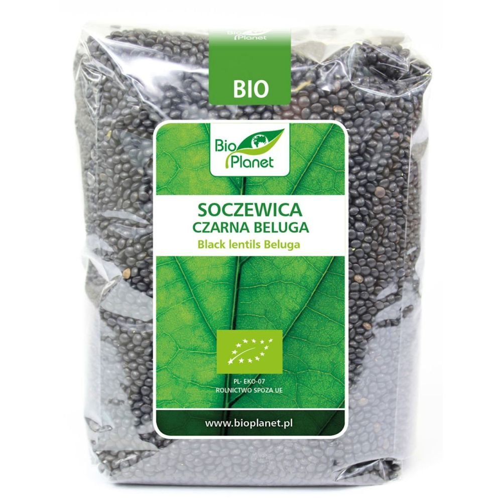 Bio Planet SERIA ZIELONA SOCZEWICA CZARNA BELUGA BIO 1 kg -