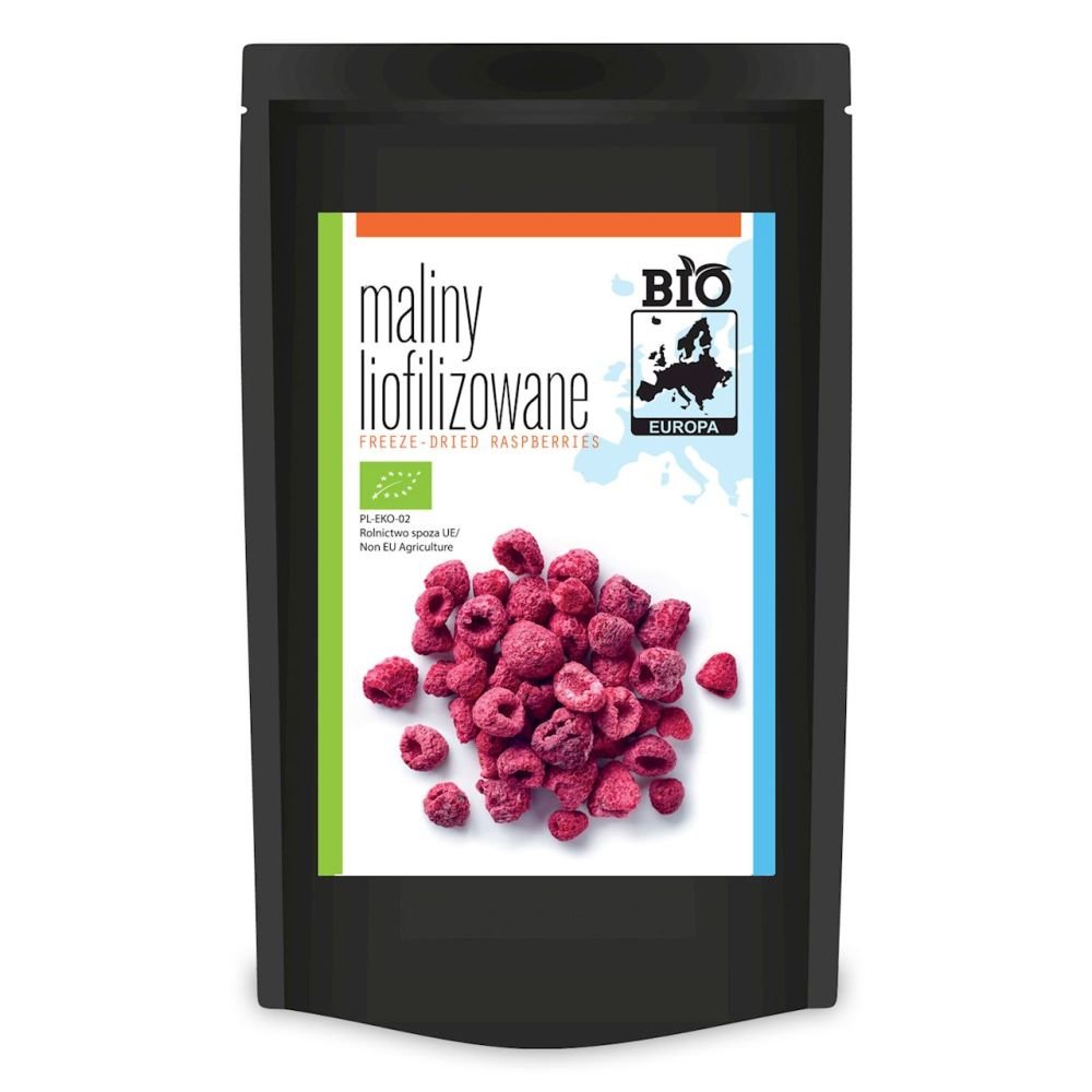 Bio Europa BIO KONTYNENTY MALINY LIOFILIZOWANE BIO 30 g -