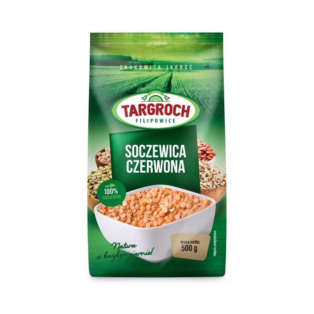 Targroch TAR-GROCH-FIL sp. j. Soczewica czerwona ziarno 500g