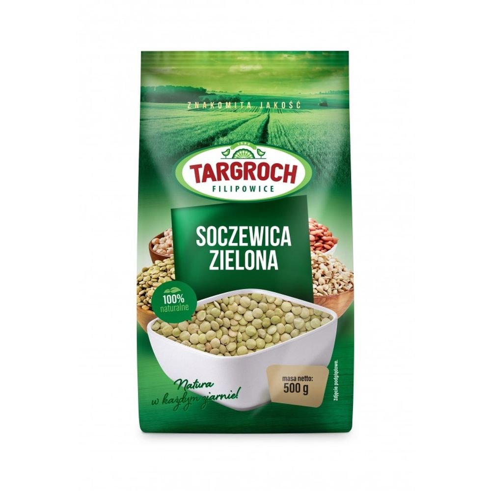 Targroch TAR-GROCH-FIL sp. j. Soczewica zielona ziarno 500g
