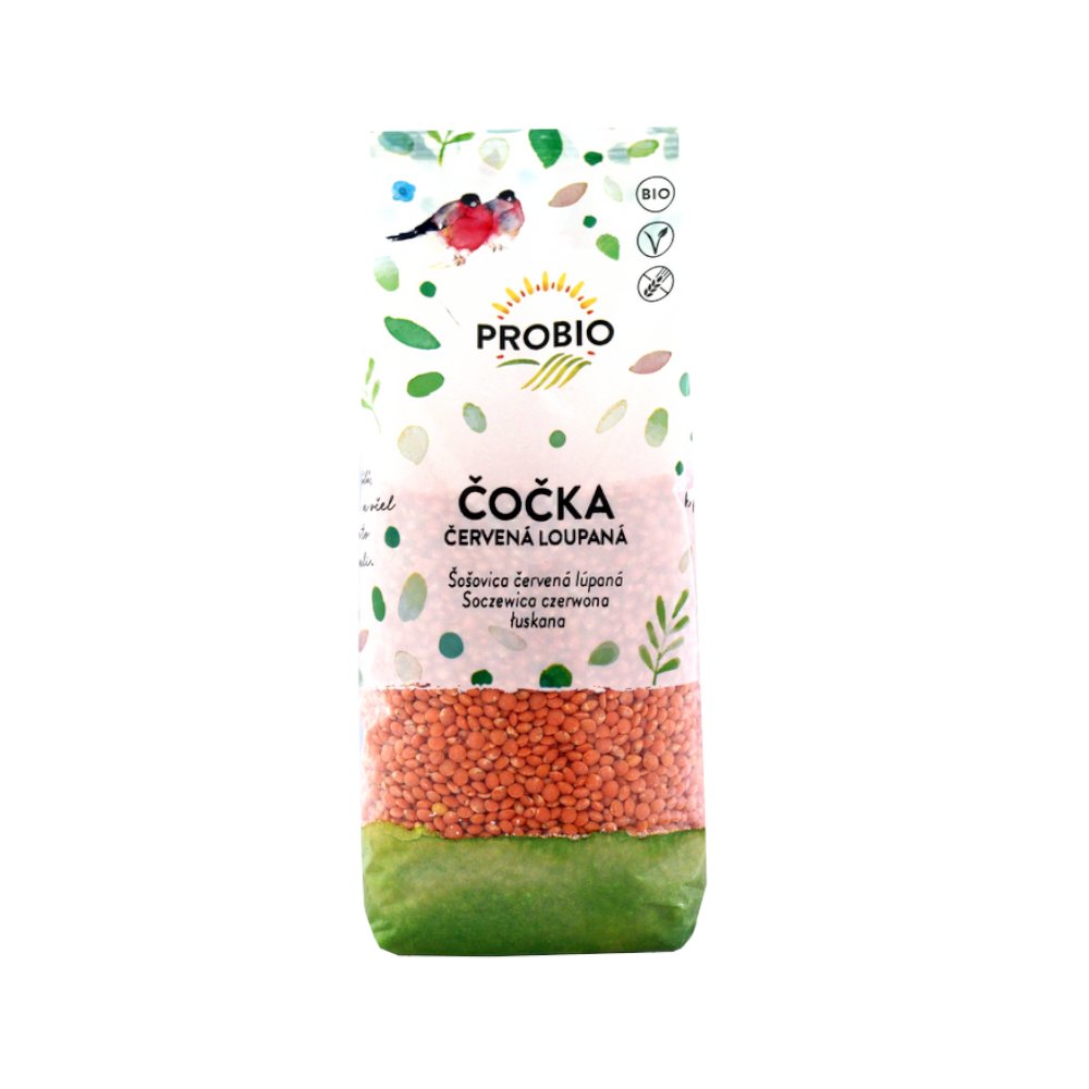 Soczewica czerwona łuskana BIO 500g Probio