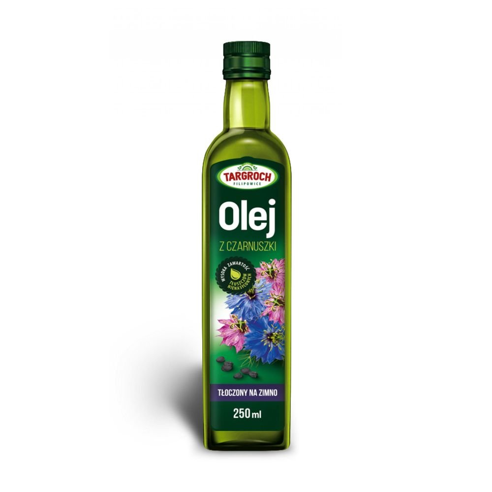 Targroch Olej z czarnuszki tłoczony na zimno, nierafinowany 250ml - 1132-uniw
