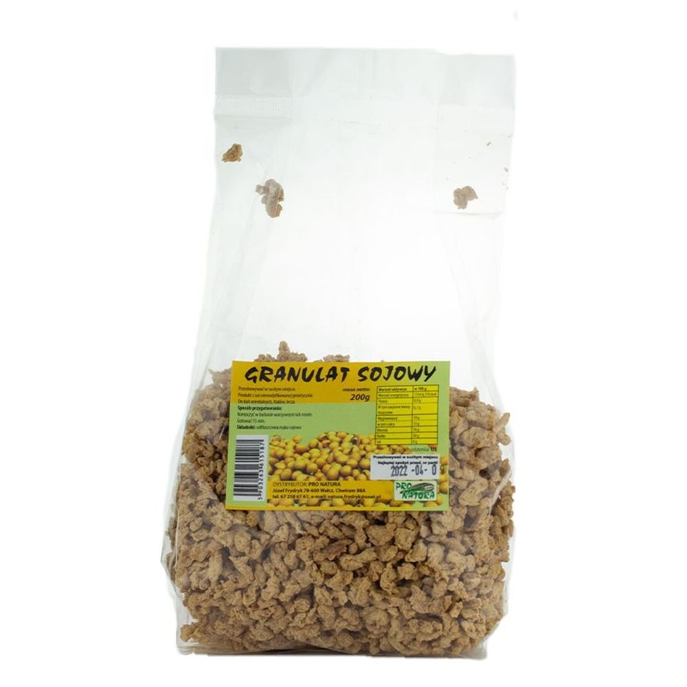 PRO NATURA (FRYDRYK) PRO NATURA Granulat sojowy 200g 11PROGRASO