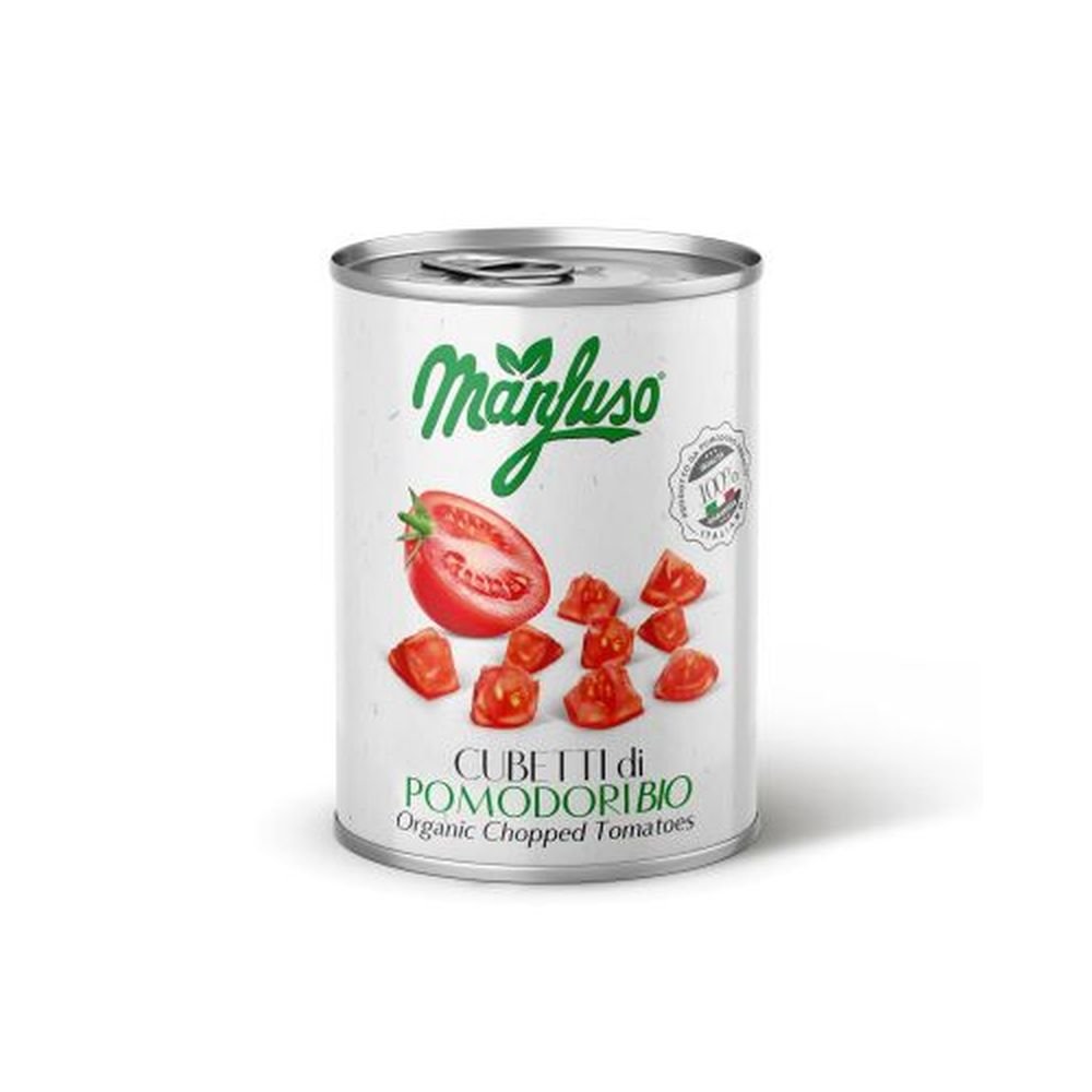 MANFUSO POMIDORY W KAWAŁKACH BIO 400 g - MANFUSO 8012462988903