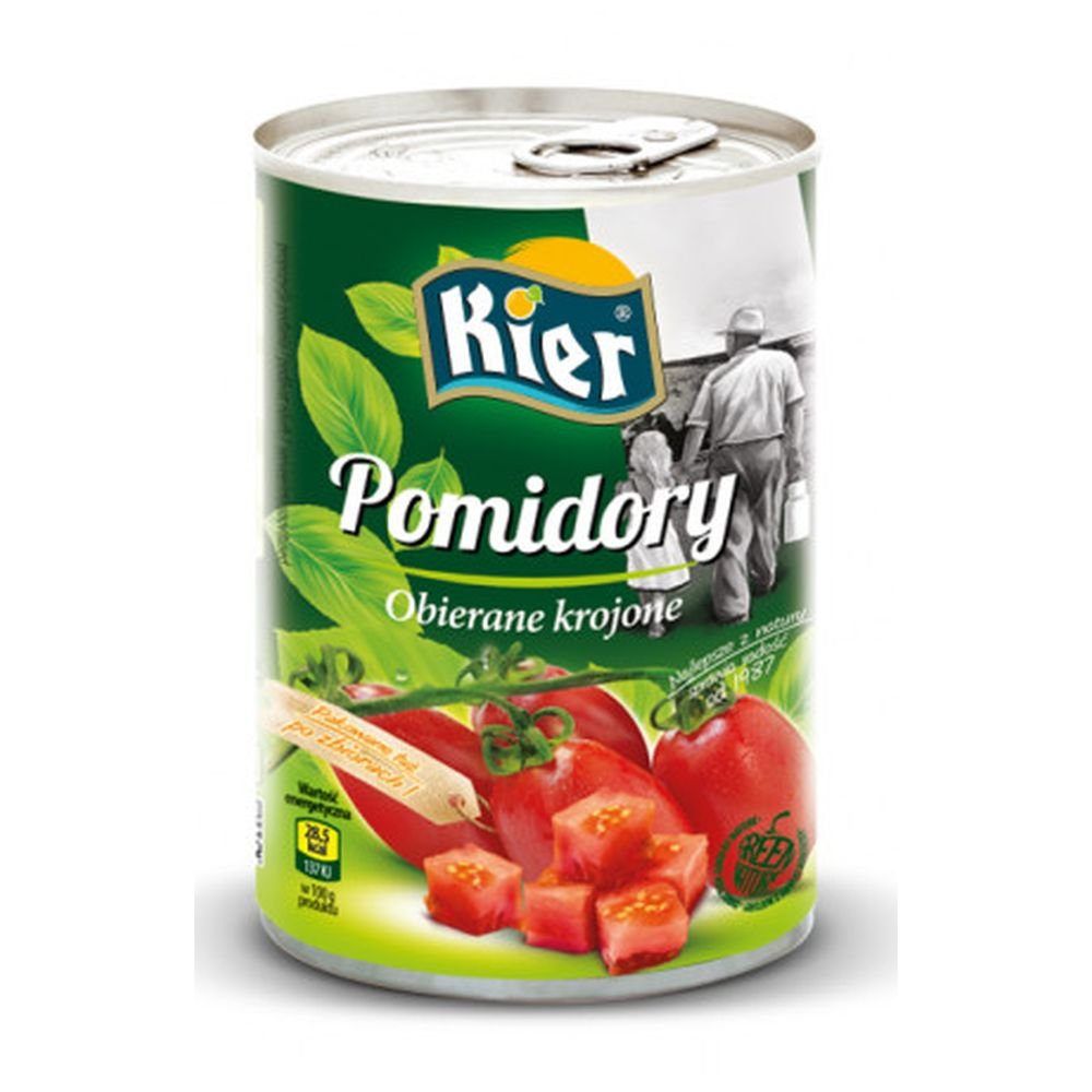 Pomidory Obierane Kostka 400 g Kier