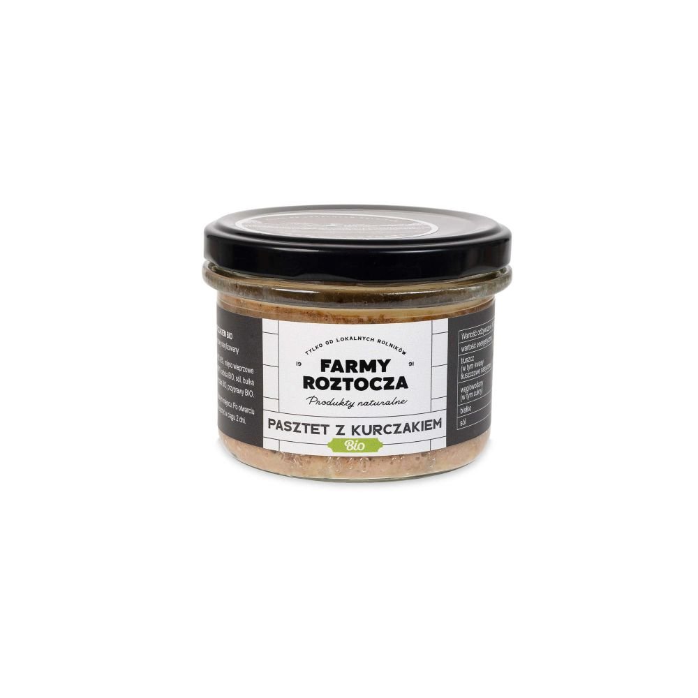 Farmy Roztocza Pasztet z kurczakiem BIO 180 g Farmy Roztocza