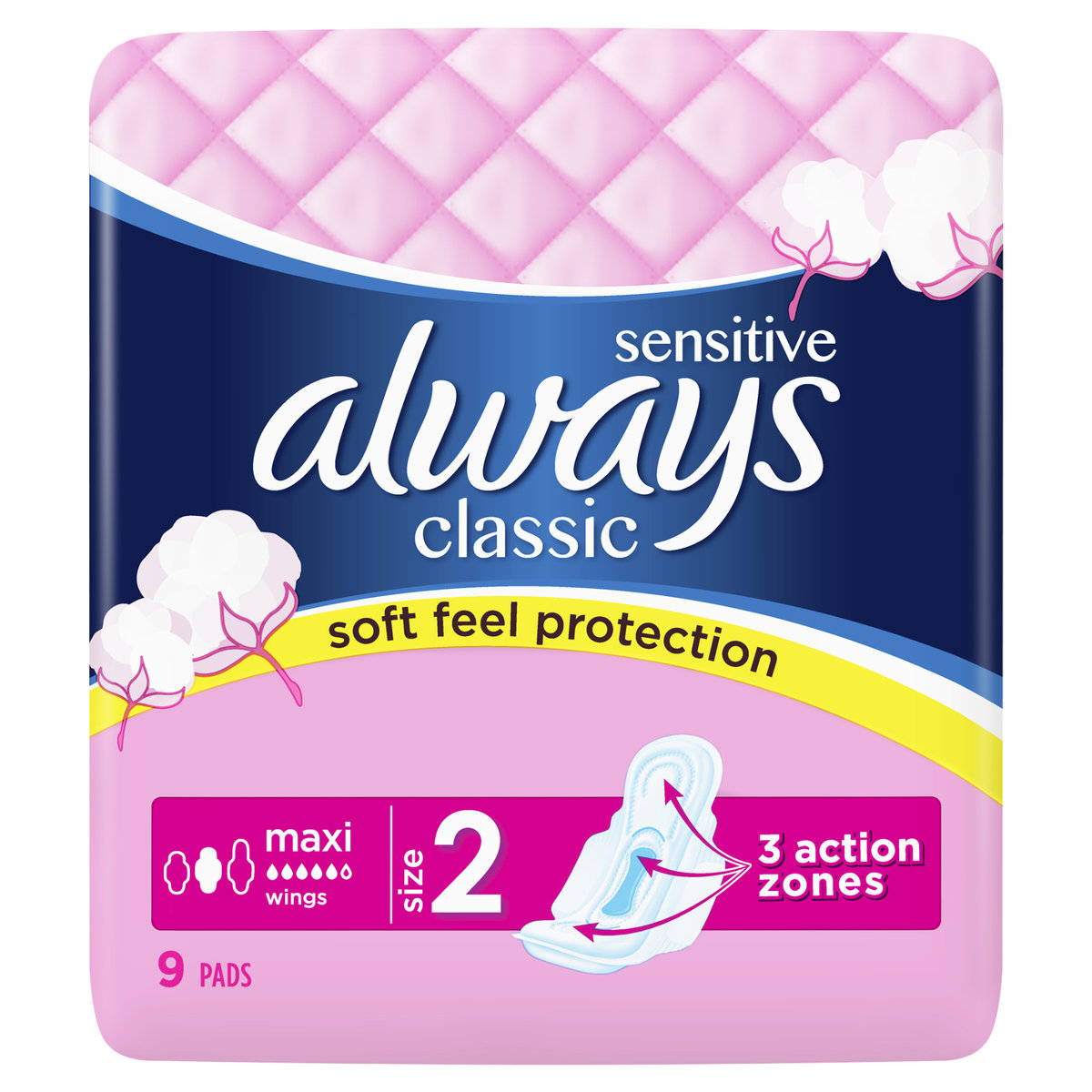 Always Classic Sensitive 9szt. Podpaski