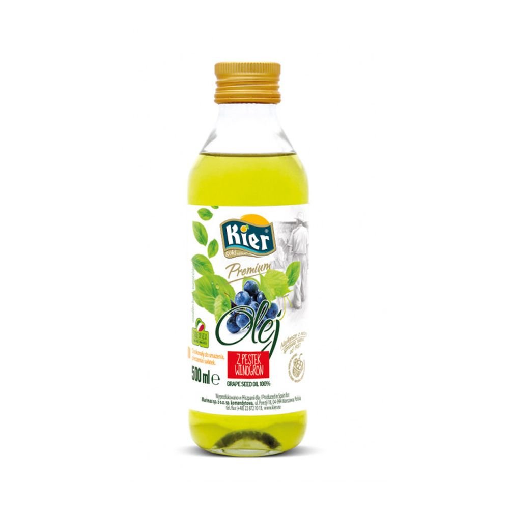 Olej z Pestek Winogron 500 ml Kier