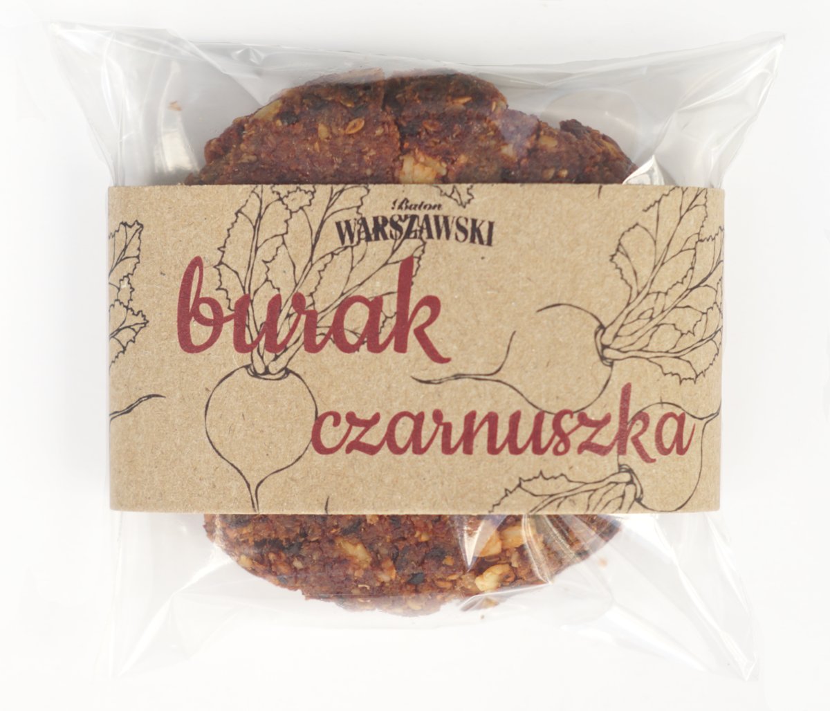 BATON WARSZAWSKI CIASTKO WARSZAWSKIE Burak i czarnuszka 60g 5906395341252