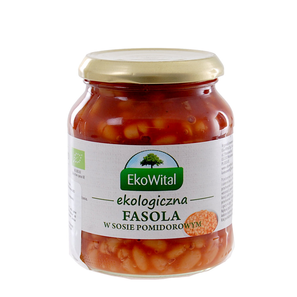 Fasola biała w sosie pomidorowym BIO 360 g