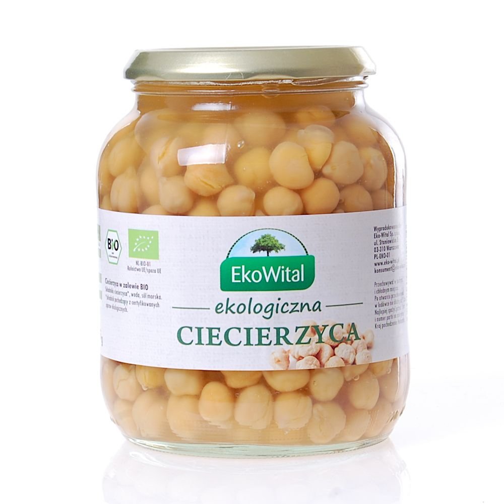 Ekowital Ciecierzyca w zalewie BIO 680 g/ 415 g
