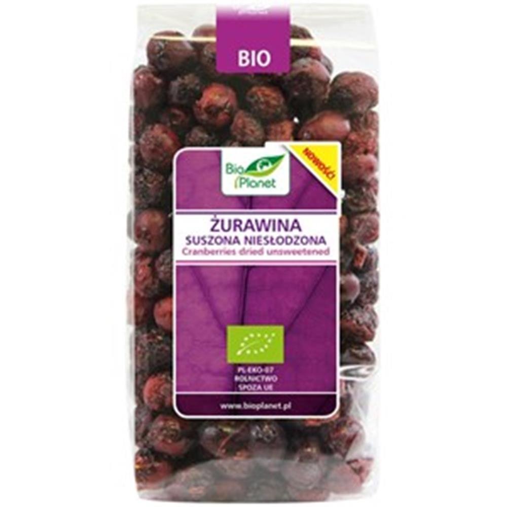 Bio Planet SERIA FIOLETOWA ŻURAWINA SUSZONA NIESŁODZONA BIO 50 g -
