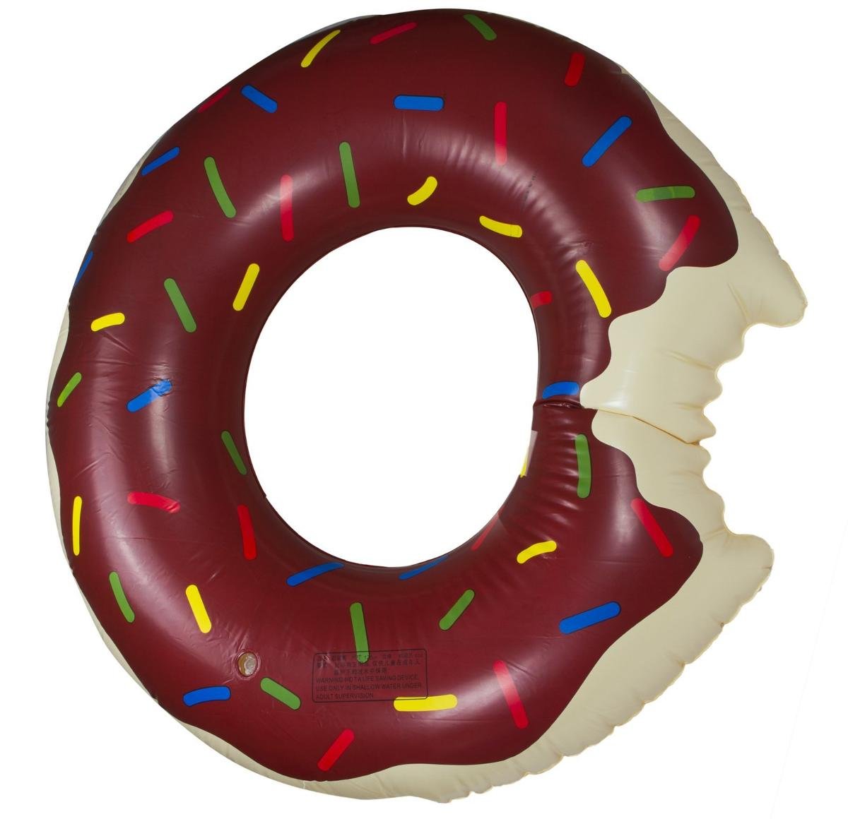 Koło Dmuchane Donut 120CM Brązowe