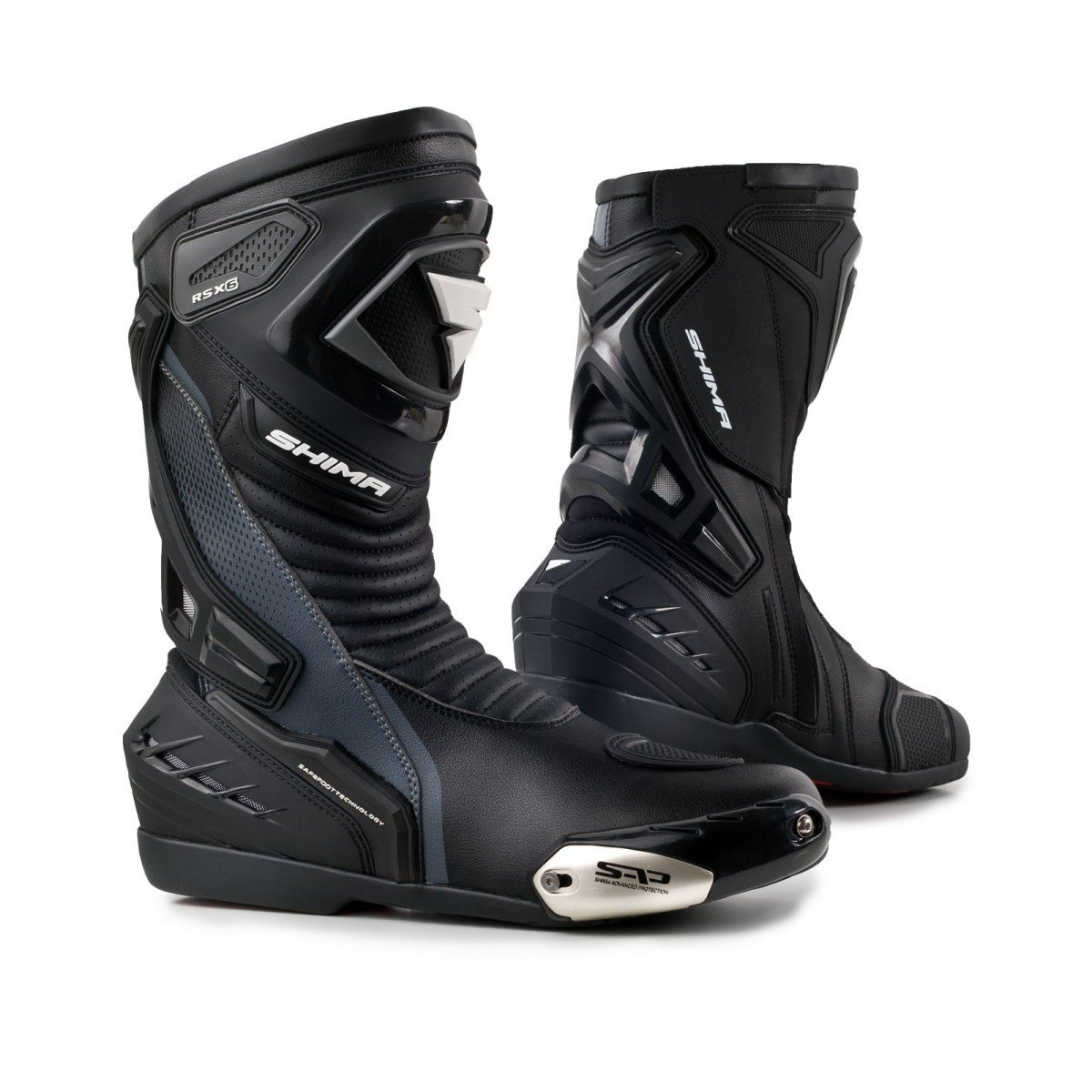 Shima shima RSX-6 Men, buty męskie Vintage Retro Road buty sportowe ze skóry motocykl, 44 EU, czarny RSX-6 MEN BLACK 44