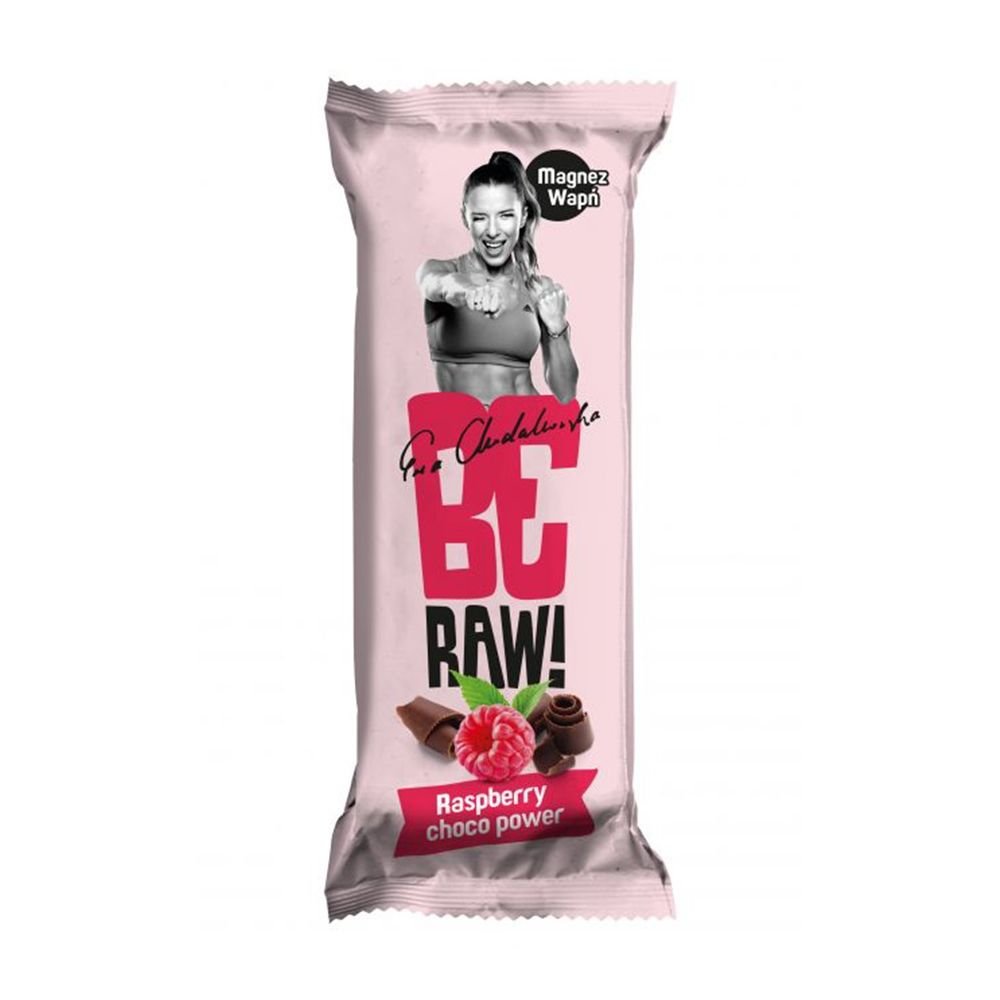 BeRaw BeRAW Baton Raspberry Choco Power - malina, orzech