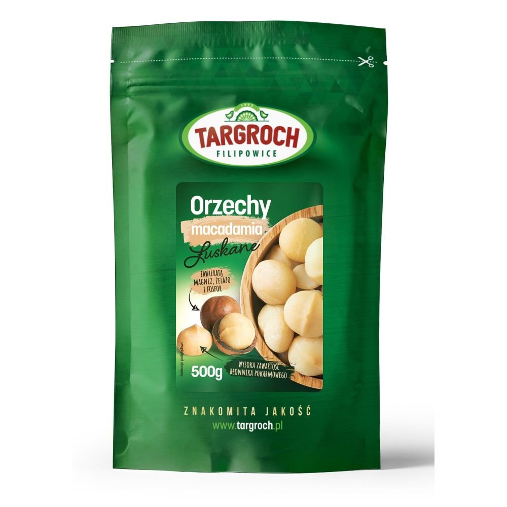 Targroch Orzechy macadamia łuskane 500g