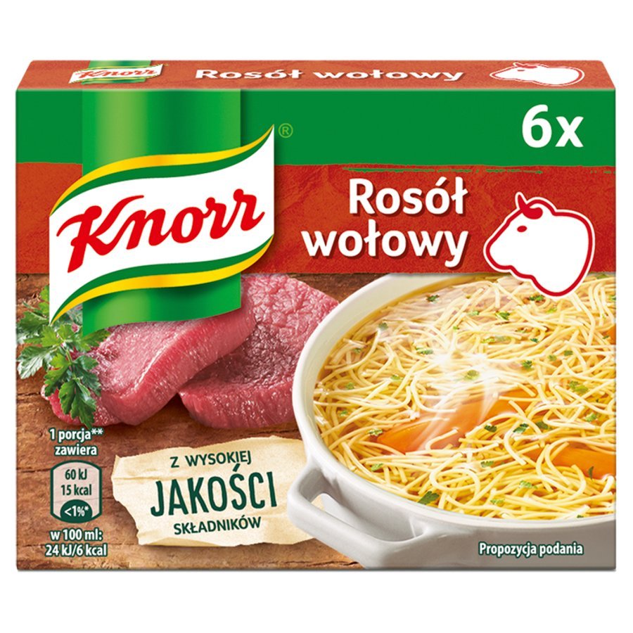 Knorr Rosół wołowy 6 x 10 g