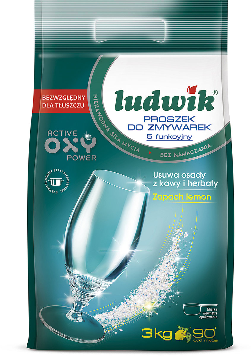 Ludwik proszek do zmywarek 5 funkcyjny 3 kg