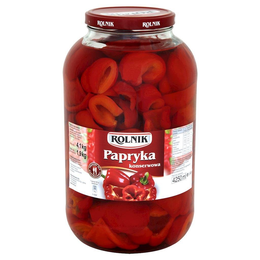 Rolnik papryka ćwiartki 4100g
