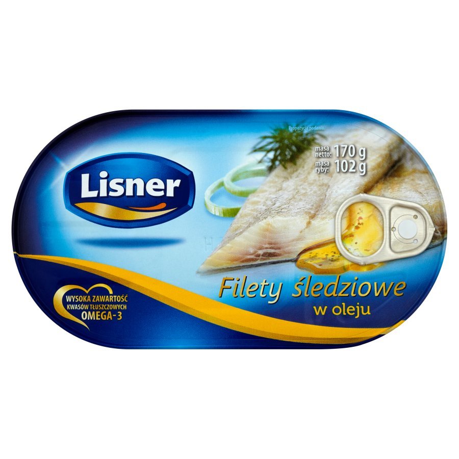 Lisner FILETY ŚLEDZIOWE W OLEJU 170G zakupy dla domu i biura! 60656048
