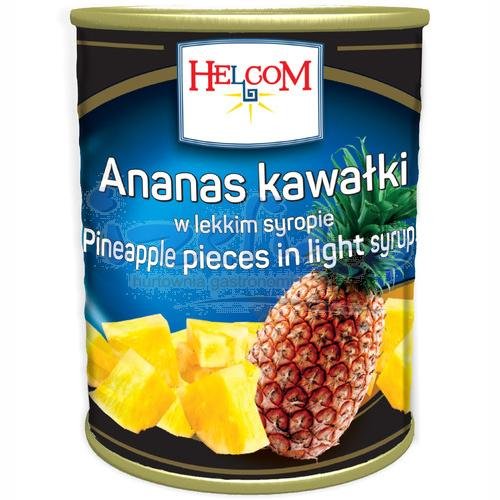 Helcom ANANAS KAWAŁKI 580 ML HELCOM zakupy dla domu i biura! 25721960