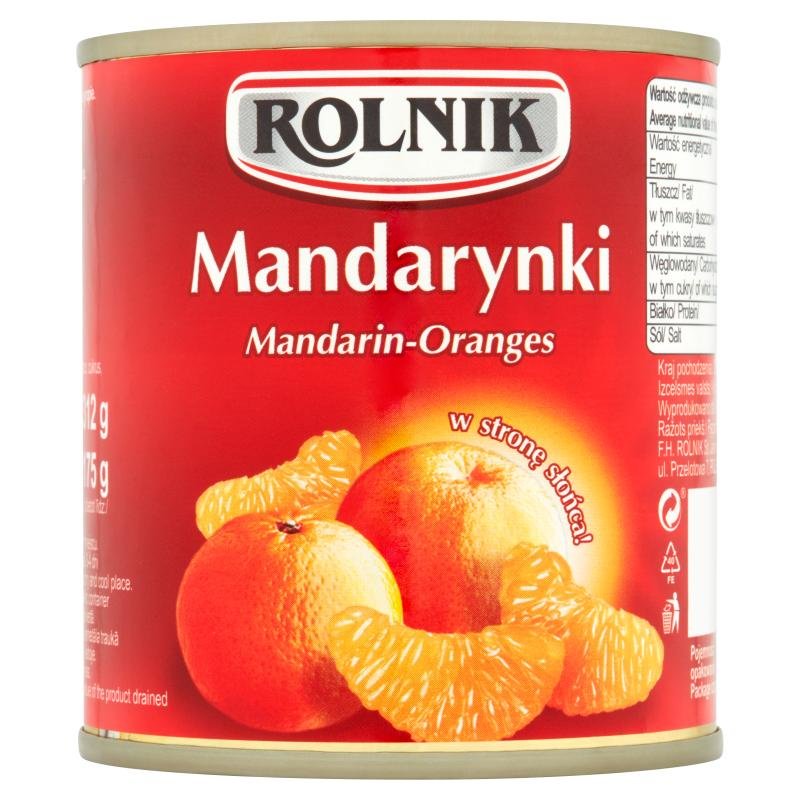Rolnik Mandarynki w syropie 314 ml