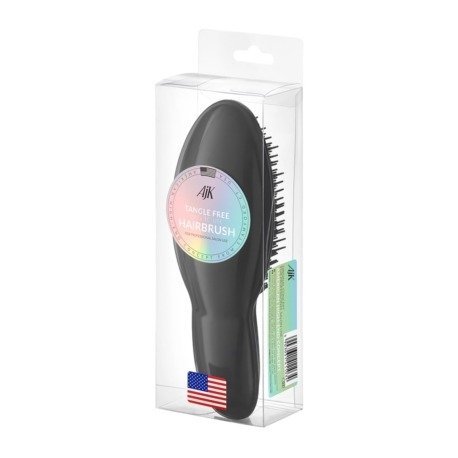 Tangle AJK Szczotki AJK Free Brush szczotka ułatwiająca rozczesywanie z rączka czarną