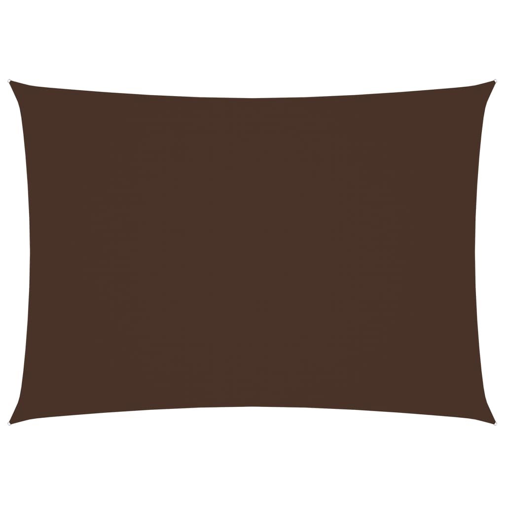 vidaXL Prostokątny żagiel ogrodowy, tkanina Oxford, 2x4,5 m, brązowy vidaXL