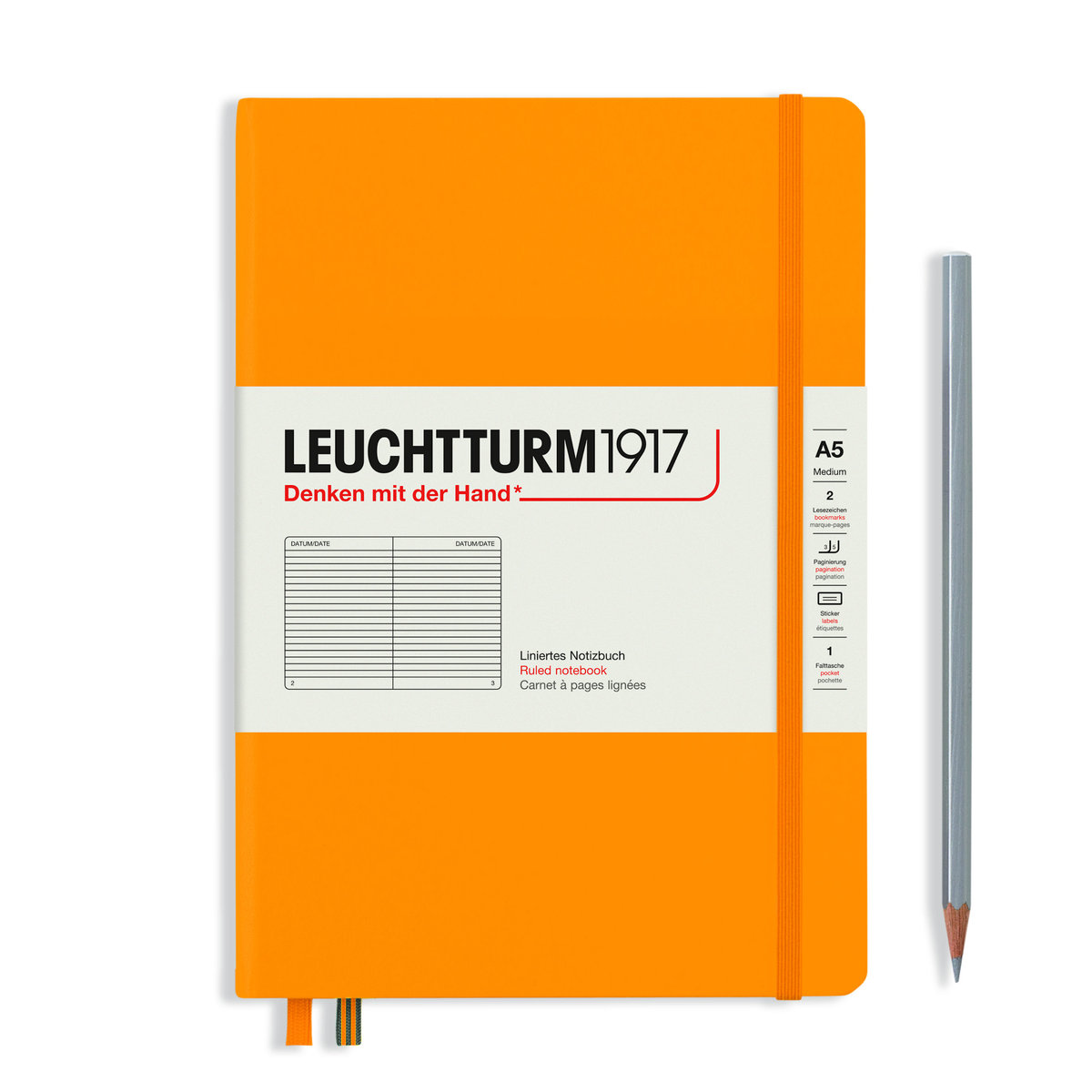 Notatnik Leuchtturm1917 Medium, notatnik w linie, A5, Rising Colours Rising Sun