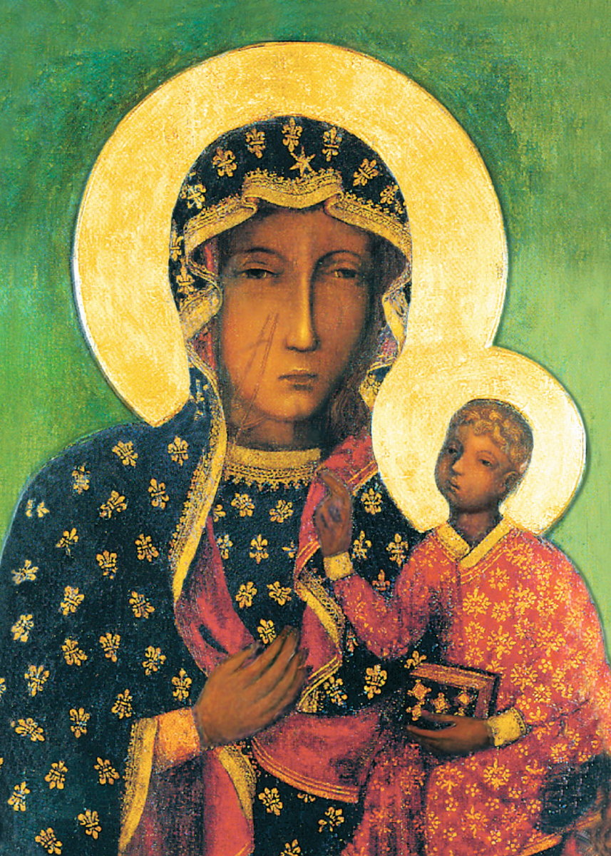 Diamentowa wyklejanka | MATKA BOŻA CZĘSTOCHOWSKA | Matka Boska Częstochowska |  Czarna Madonna | Diamentowa Mozaika | zestaw DIY do wyklejenia | dia..