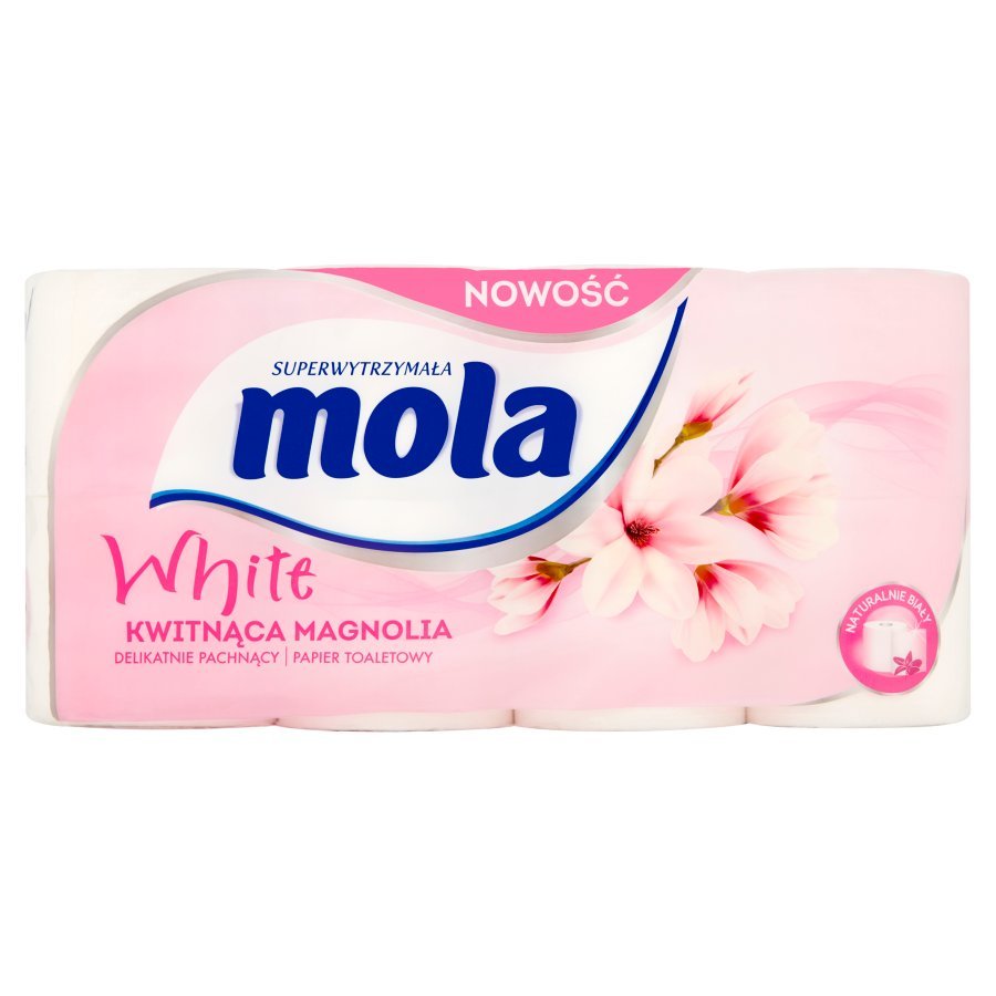 Mola Aroma papier toaletowy 2warstwowy Kwitnąca Magnolia 8 rolek